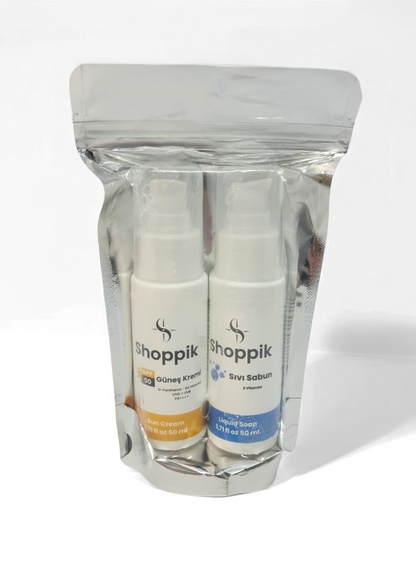 SHOPPIK Hajj & Umrah Special Care Set – Fragrance-Free and Wudu-Friendly – 3-in-1 Kit